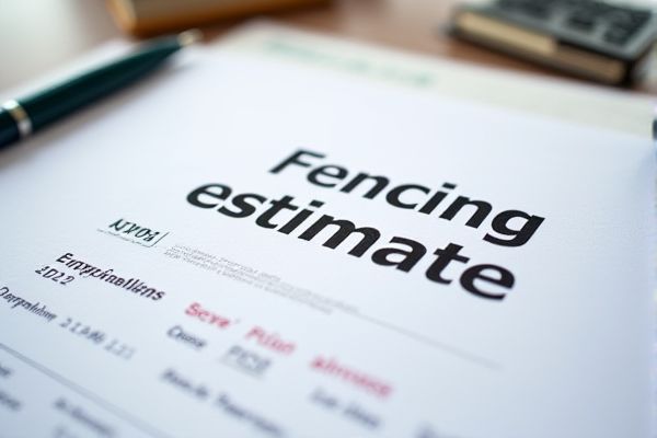 Fencing Estimate Excel Template: Easily Calculate Material and Labor Costs