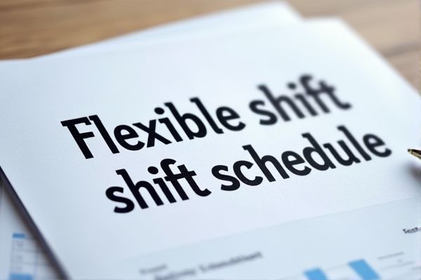 Flexible Shift Schedule Excel Template: Easily Manage Employee Shifts with Customizable Spreadsheet