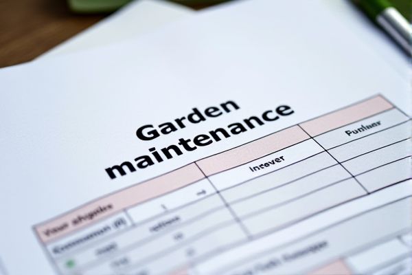 Garden Maintenance Checklist Excel Template for Easy Garden Care