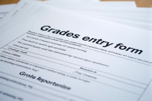 Grades Entry Form Excel Template: Streamline Student Grade Management with Easy-to-Use Spreadsheet
