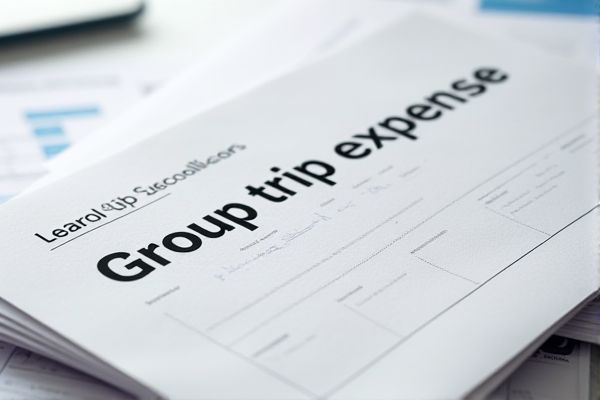 Group Trip Expense Excel Template: Easily Track and Split Group Travel Costs