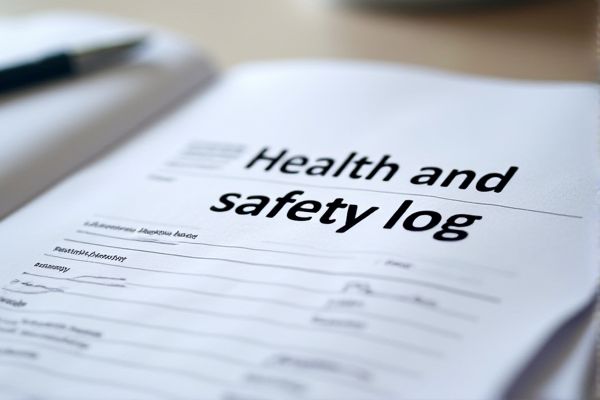 Health and Safety Log Excel Template for Effective Workplace Compliance