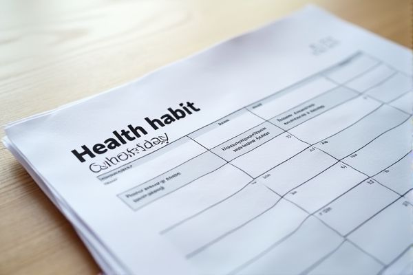 Excel Health Habit Tracker Calendar Template for Better Wellness