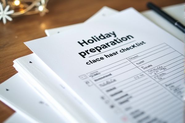 Comprehensive Holiday Preparation Checklist: Free Excel Template for Efficient Planning