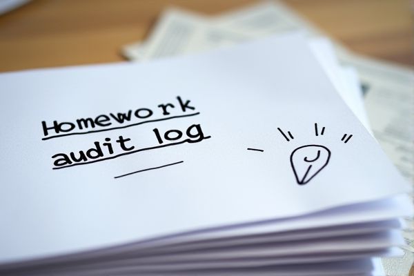 Comprehensive Homework Audit Log Excel Template for Efficient Assignment Tracking