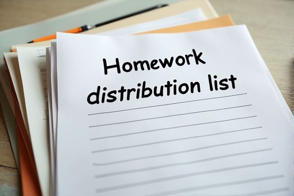 Excel Template for Managing Homework Distribution Lists