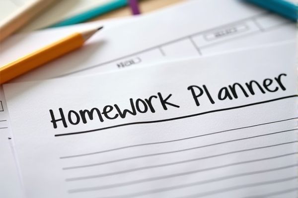 Excel Homework Planner Template for Kids: Organize Schoolwork Easily