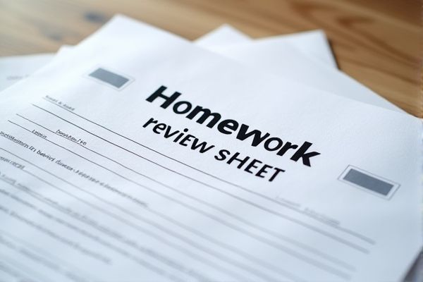 Excel Template for Efficient Homework Review and Tracking