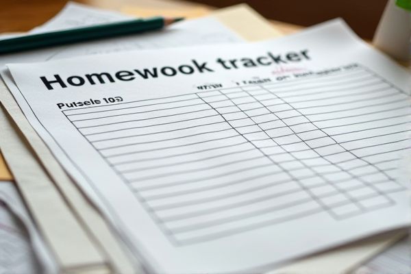 Excel Homework Tracker Template for Parents: Easily Monitor Your Child's Assignments