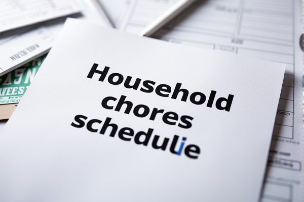 Household Chores Schedule Excel Template: Organize Your Cleaning Routine Efficiently
