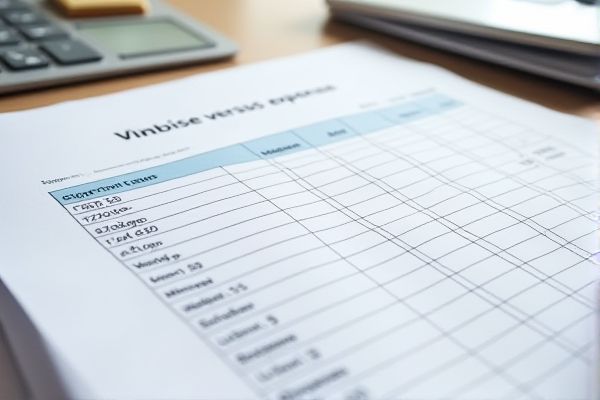 Excel Template for Income vs. Expenses Chart: Easily Track Your Budget