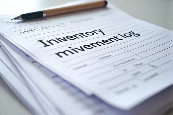 Excel Template for Tracking Inventory Movement: Inventory Movement Log Spreadsheet