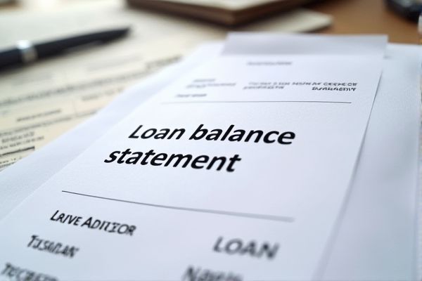 Excel Template for Tracking Loan Balance Statements