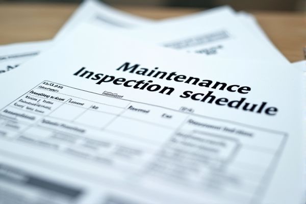 Maintenance Inspection Schedule Excel Template for Efficient Facility Management