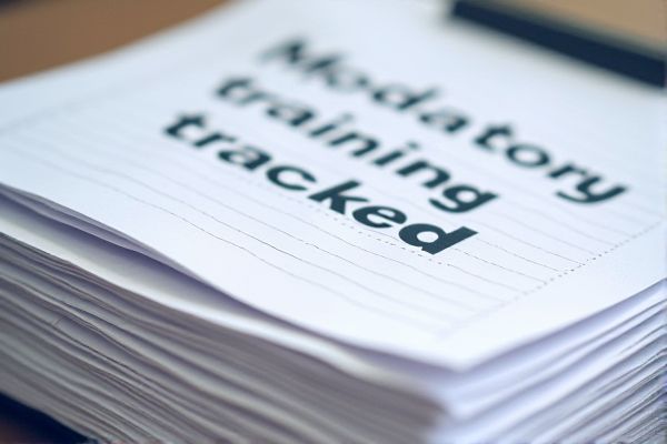 Mandatory Training Tracker Excel Template for Efficient Compliance Management