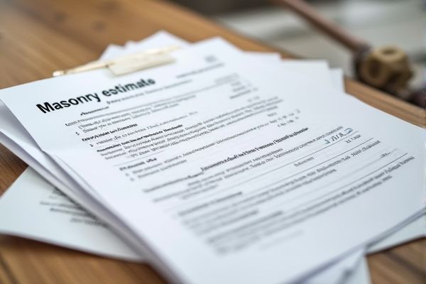Masonry Estimate Excel Template: Free Construction Cost Calculator Spreadsheet