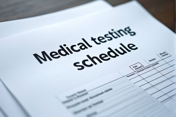 Medical Testing Schedule Excel Template for Easy Test Tracking