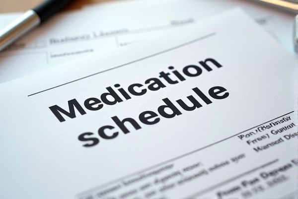 Medication Schedule Excel Template: Easily Track and Manage Your Medications