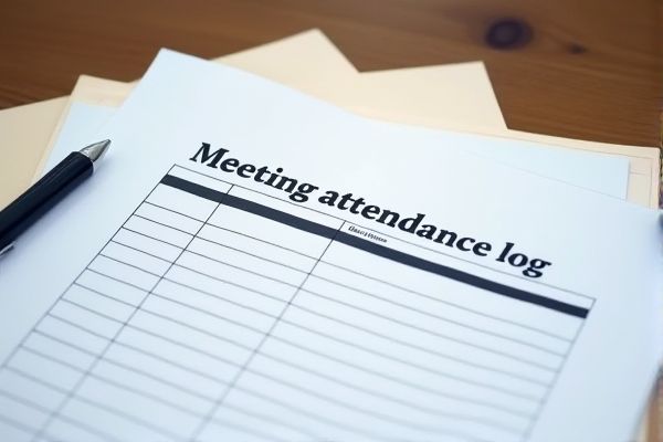 Meeting Attendance Log Excel Template for Efficient Record-Keeping