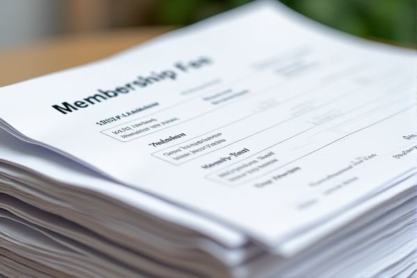 Membership Fee Receipt Excel Template for Easy Payment Tracking