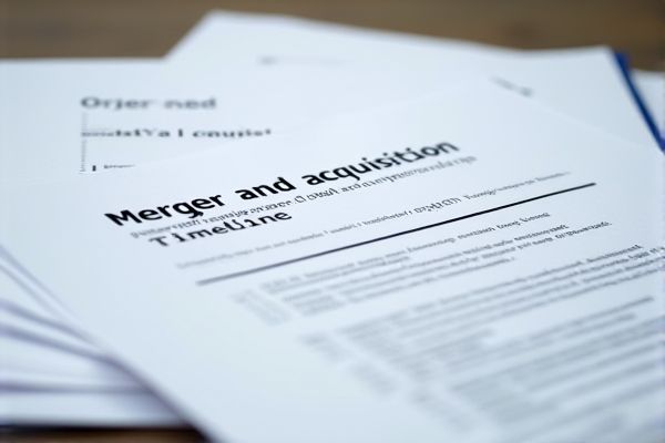 Comprehensive Merger and Acquisition Timeline Excel Template: Step-by-Step M&A Process Tracking