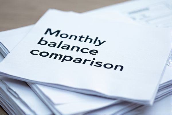 Monthly Balance Comparison Excel Template: Streamline Your Financial Tracking and Analysis