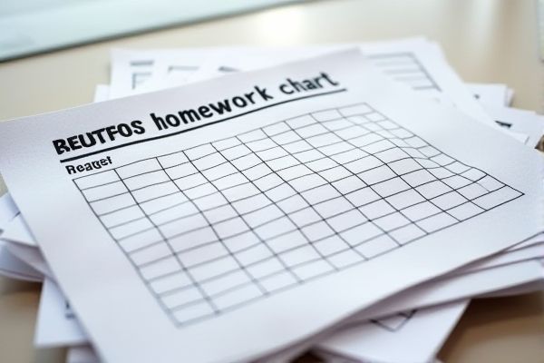 Monthly Homework Chart Excel Template for Efficient Assignment Tracking