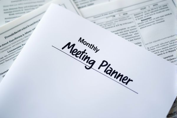 Monthly Meeting Planner Excel Template: Streamline Your Meeting Scheduling and Organization