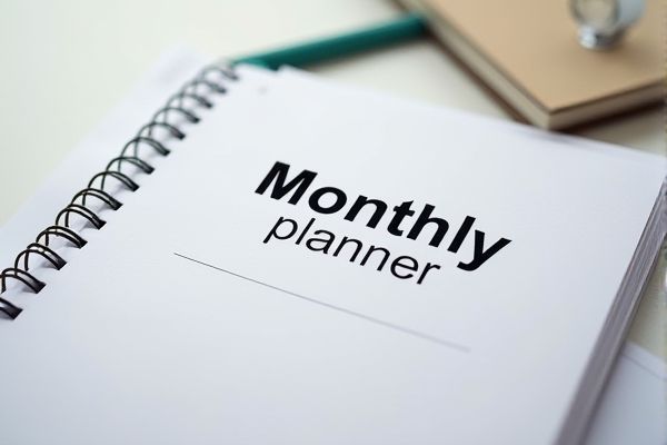 Monthly Planner Excel Template for Easy Organization and Scheduling
