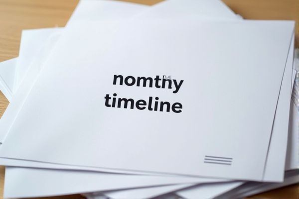 Monthly Timeline Excel Template: Organize Your Projects Efficiently