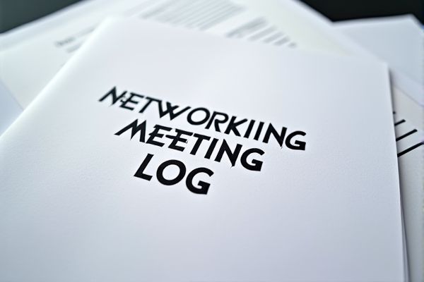 Networking Meeting Log Excel Template for Efficient Contact Tracking