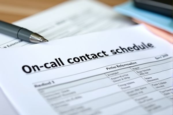 Excel Template for On-Call Contact Schedules: Organize Your Team's Availability