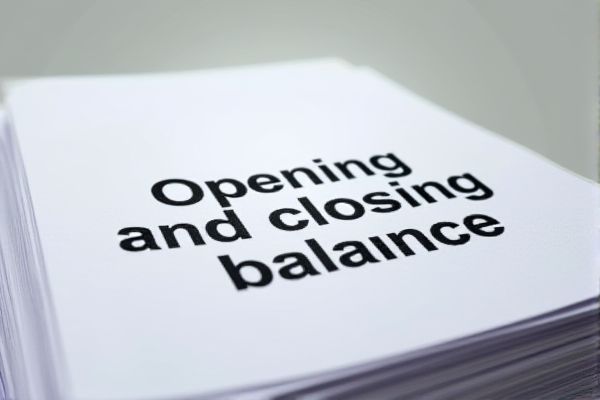 Excel Template for Managing Opening and Closing Balances
