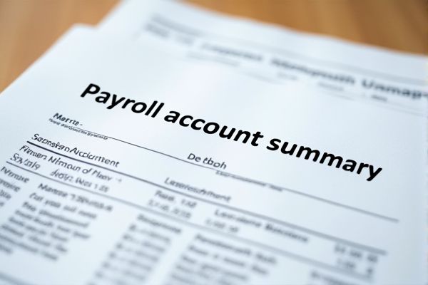 Comprehensive Payroll Account Summary Excel Template for Efficient Financial Management