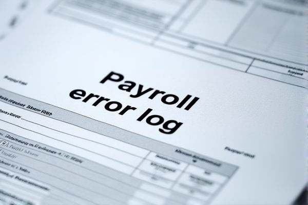 Payroll Error Log Excel Template for Efficient Error Tracking