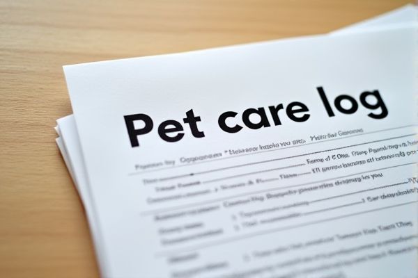 Comprehensive Pet Care Log Excel Template for Easy Tracking