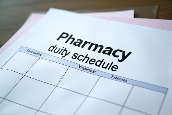 Pharmacy Duty Schedule Excel Template for Efficient Staff Management