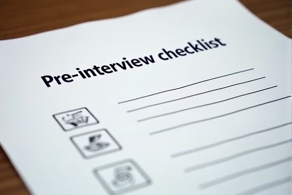 Pre-Interview Checklist: Free Excel Template for Effective Interview Preparation