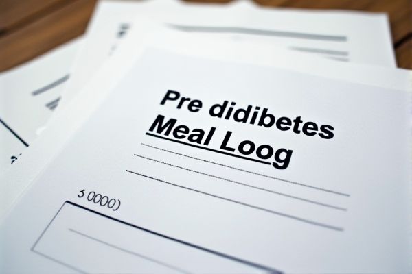 Excel Template for Prediabetes Diet Meal Log: Track Your Meals and Manage Blood Sugar