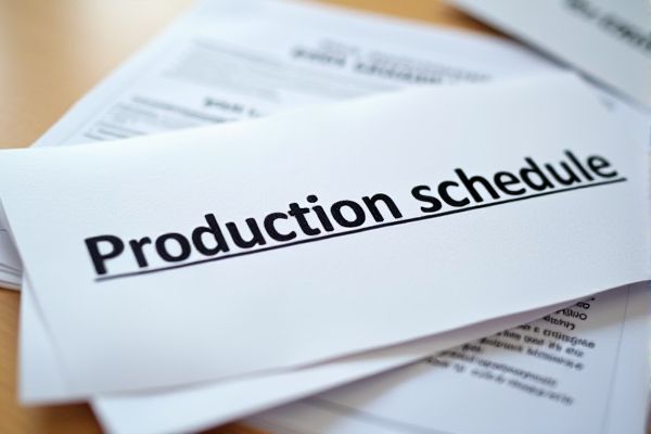 Production Schedule Excel Template: Streamline Your Manufacturing Workflow