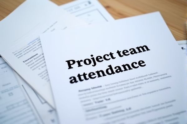 Project Team Attendance Excel Template for Efficient Tracking