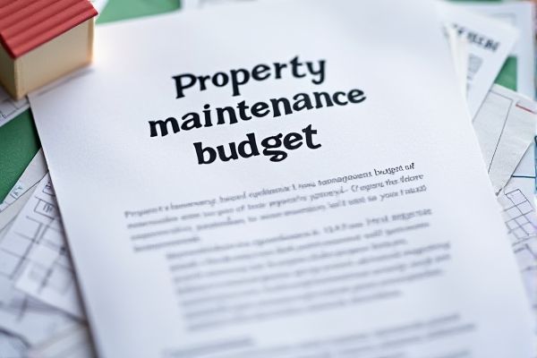 Property Maintenance Budget Excel Template for Efficient Expense Management
