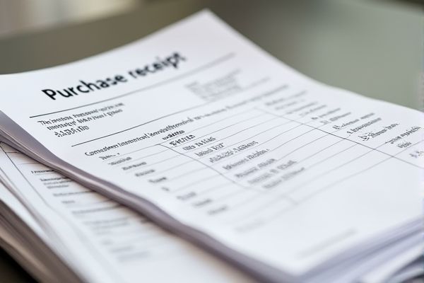 Purchase Receipt Excel Template for Efficient Transaction Tracking