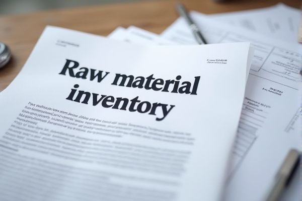 Raw Material Inventory Excel Template for Easy Stock Management
