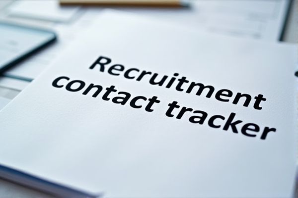 Recruitment Contact Tracker Excel Template for Efficient Candidate Management