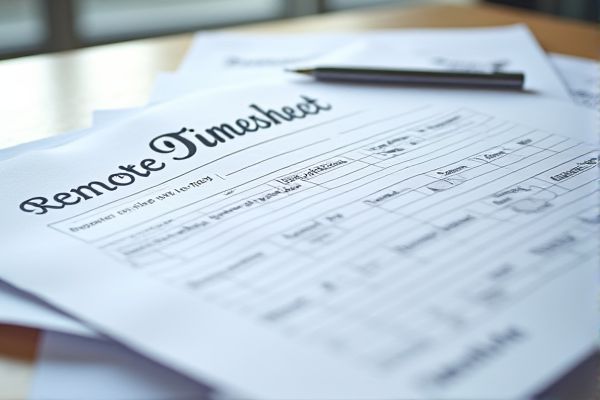 Remote Employee Timesheet Excel Template: Track Work Hours Efficiently