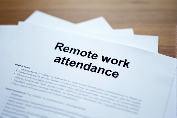 Remote Work Attendance Excel Template: Track Employee Attendance Easily