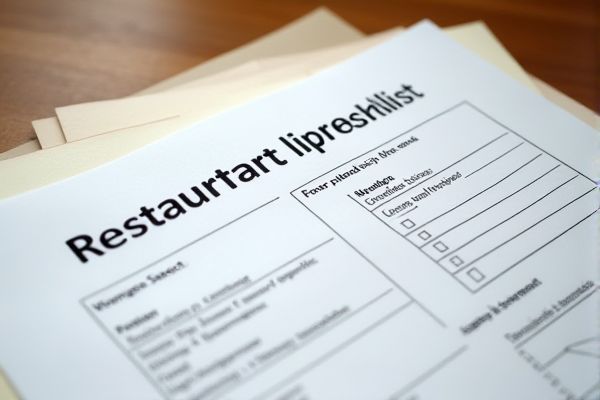 Restaurant Opening Checklist Excel Template: Essential Tasks for a Successful Launch