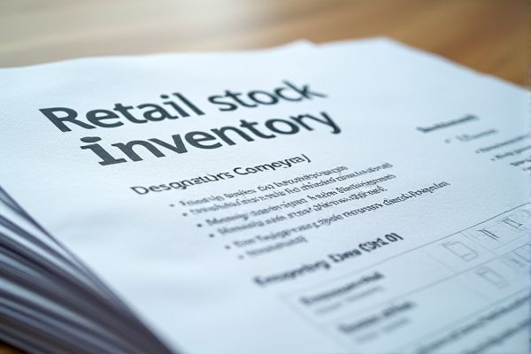 Retail Stock Inventory Excel Template: Easy Tracking and Management