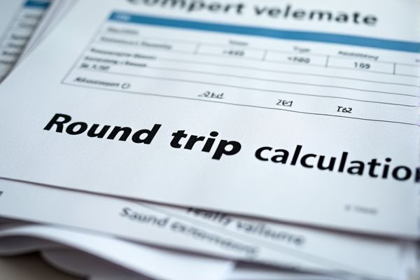 Excel Template for Easy Round Trip Distance and Cost Calculations